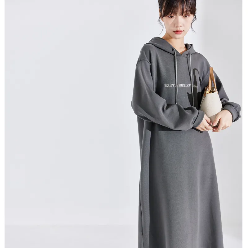 ZIMO Long Sleeved Dresses Women's Stone Gray-1