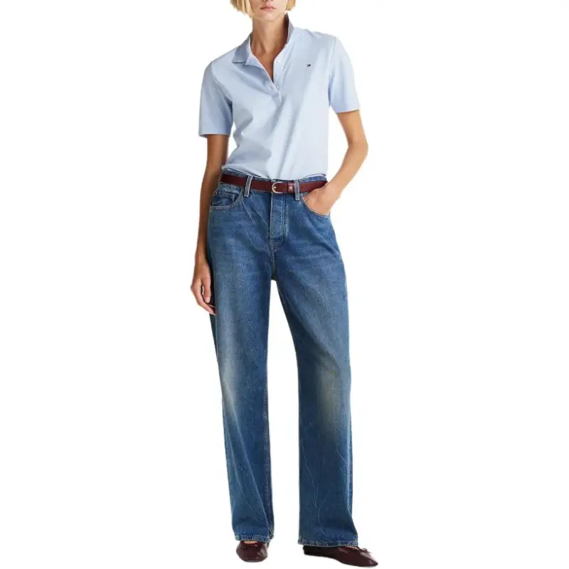 Tommy Hilfiger Polo Shirt Women's Light Blue-2