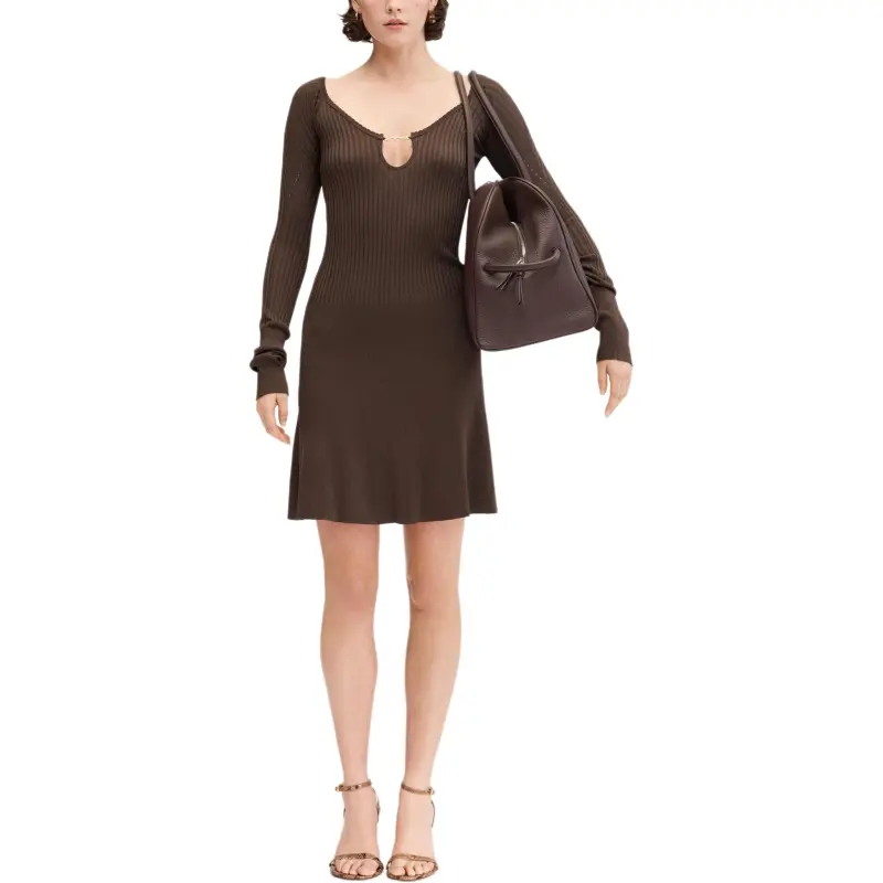 Jacquemus Pralù Long Sleeve Mini Dress-1