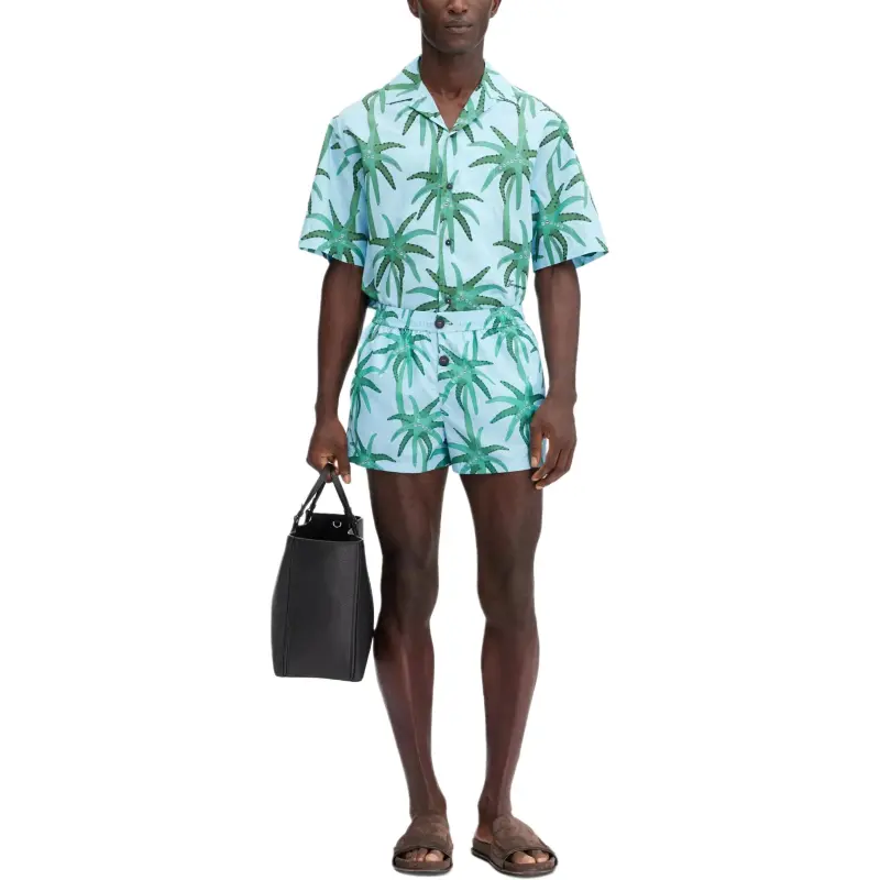 Jacquemus Floral Printed Thigh Length Shorts-1
