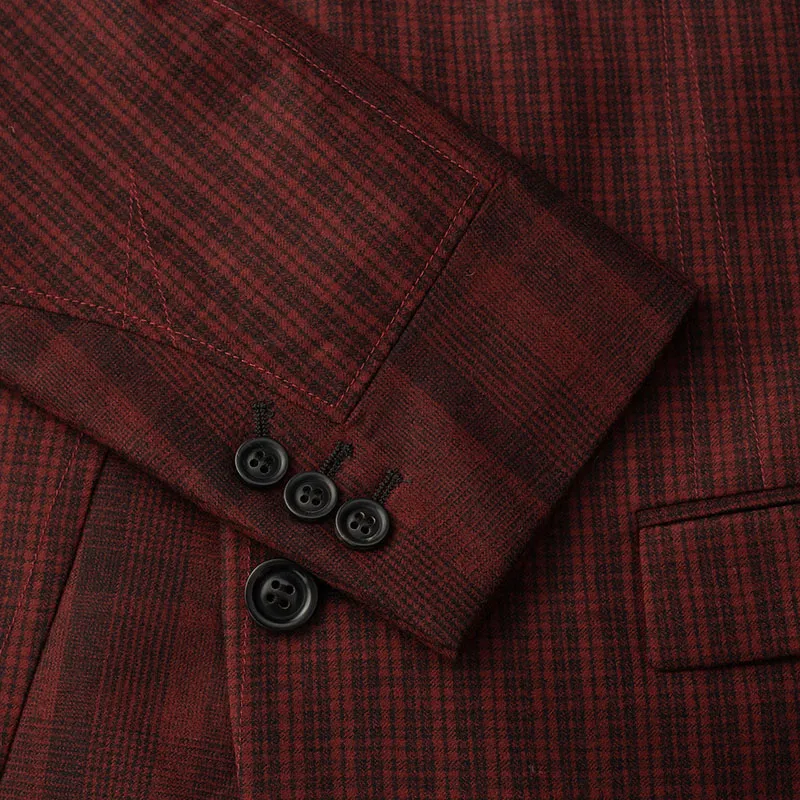 ANDREW MACKENZIE Business Suit Men's Red-3