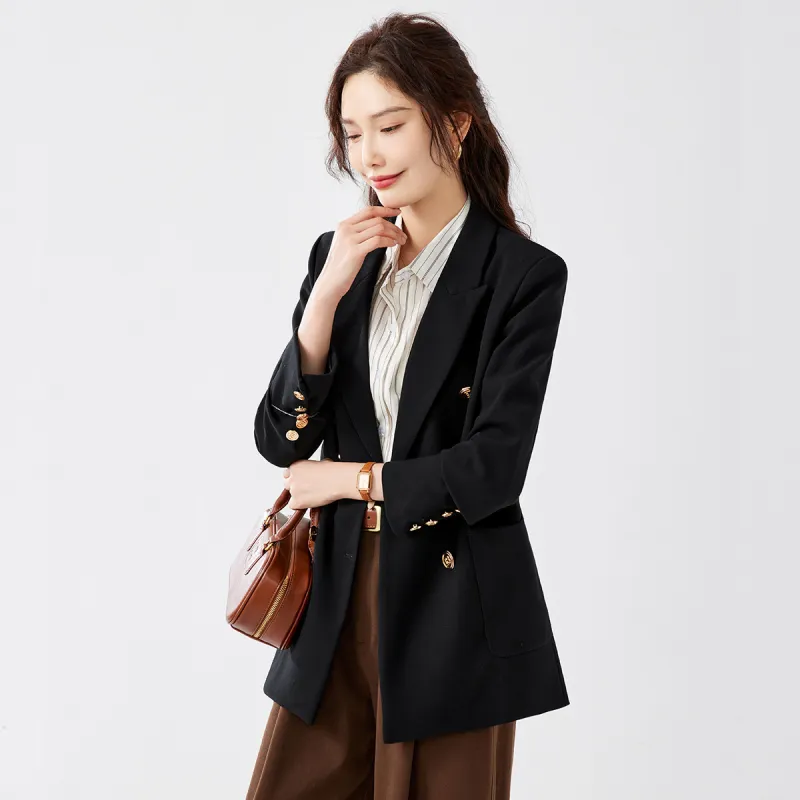TERRE BLEUE Business Suit Women's Black-4