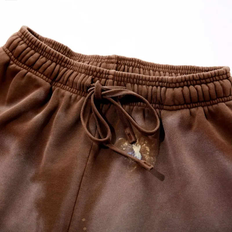 SSSAINT LOUIS Casual Shorts Unisex Dark Brown-3