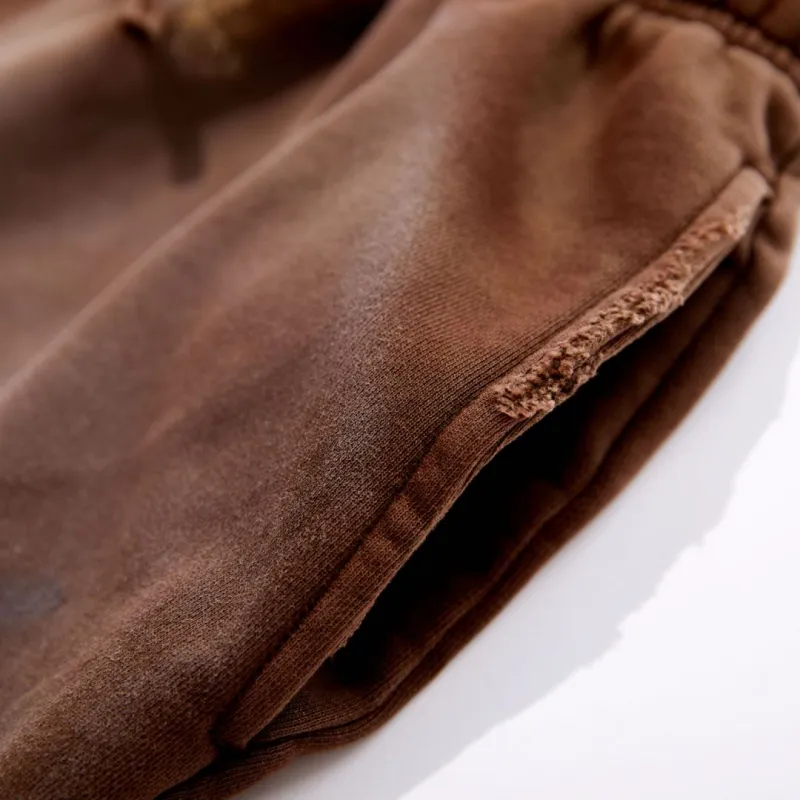 SSSAINT LOUIS Casual Shorts Unisex Dark Brown-2