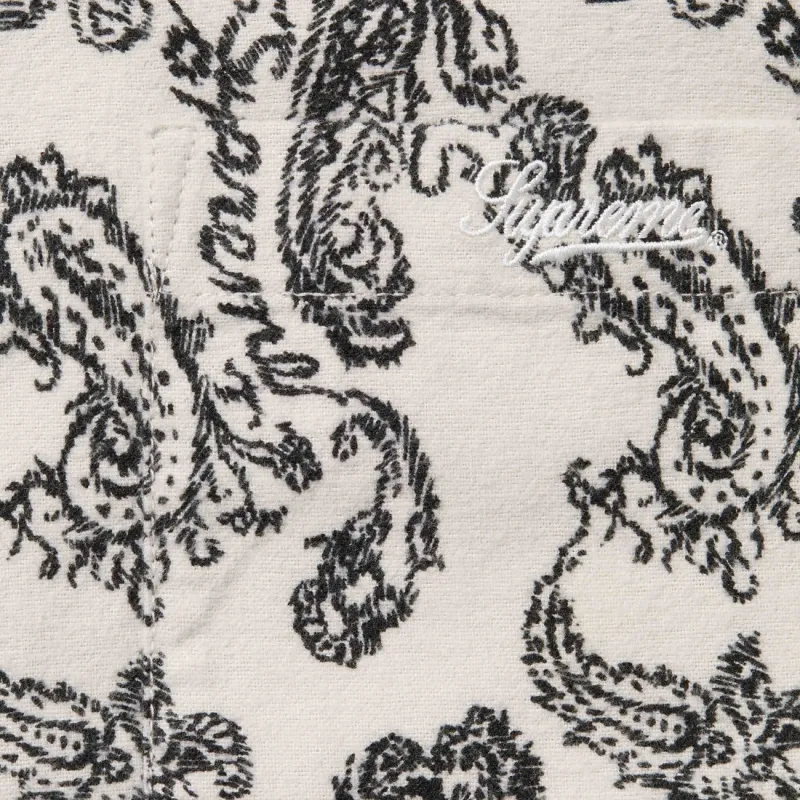 Supreme Paisley Flannel Shirt-5