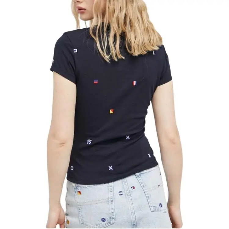 Tommy Hilfiger T Shirt Women's Marine Blue-3