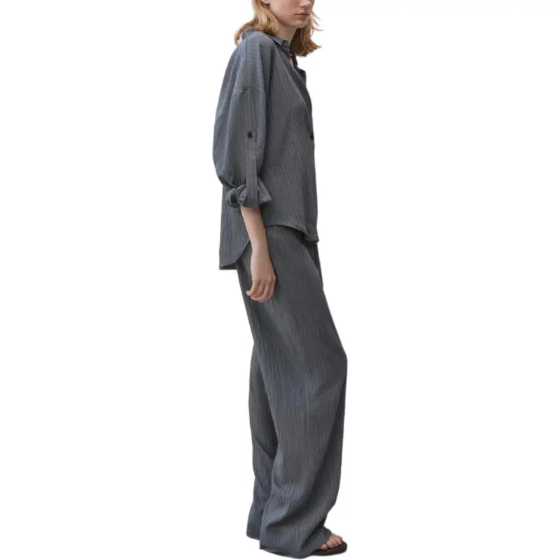 ZARA Casual Pants Women's Gray-4