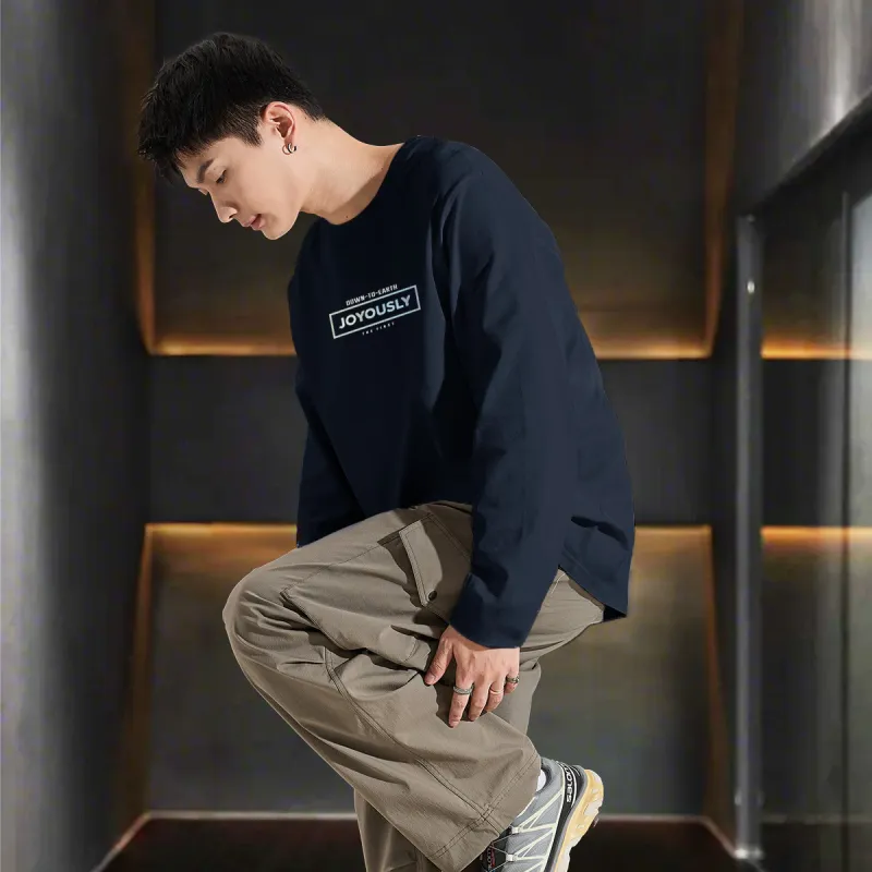 Tonlion T-Shirt Men's Navy Blue-2