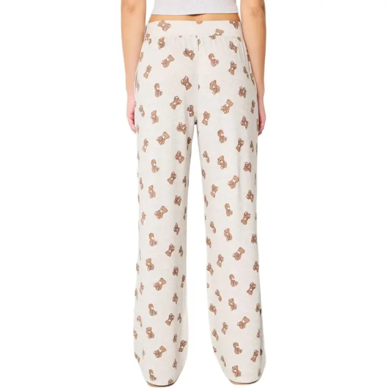 Hollister Pajama Pants Women's Little Bear Full Of Prints-2