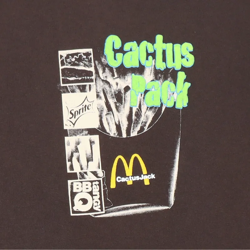 Travis Scott X McDonald's Cactus Pack Vintage Promo T Shirt-2