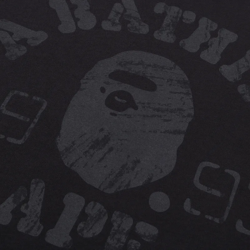 A BATHING APE Screen Print College Relaxed Fit Tee-2