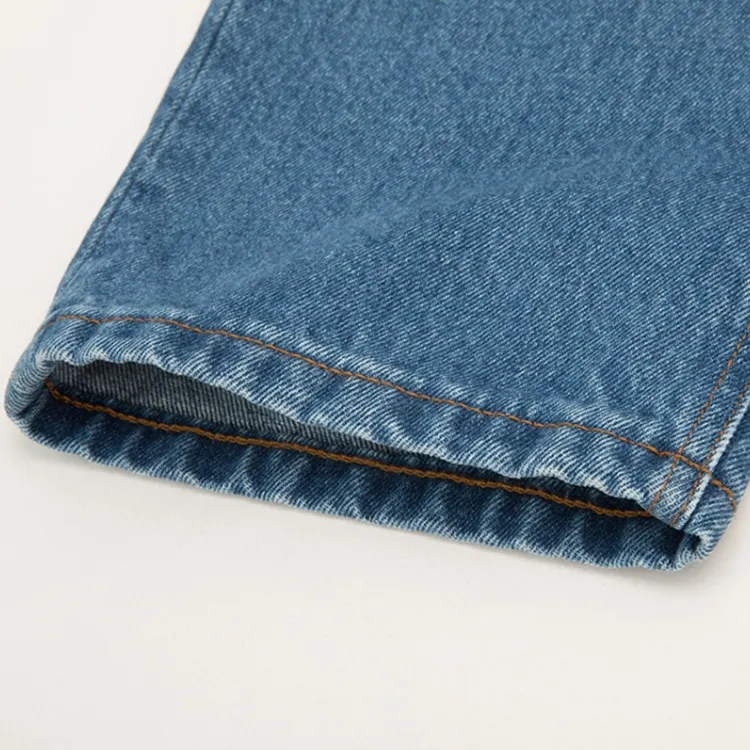Ami Paris Straight Leg Mid Wash Jeans-5
