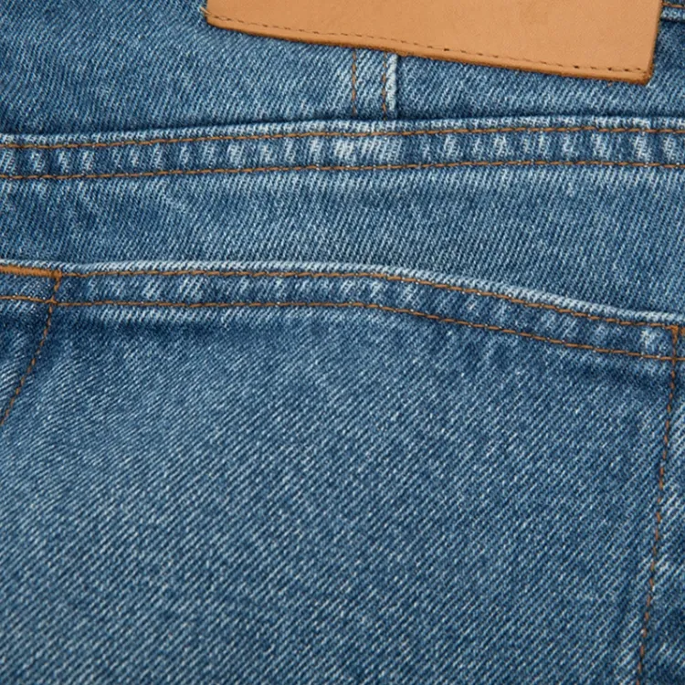 Ami Paris Straight Leg Mid Wash Jeans-2