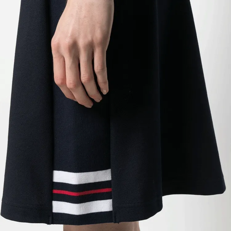 THOM BROWNE· Casual Long Skirt Women's Dark Blue-4