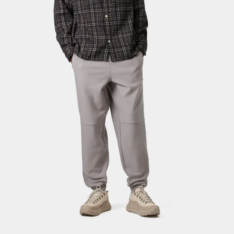 Carhartt WIP American Script Knitted Sweatpants Men Dusty Gray-2