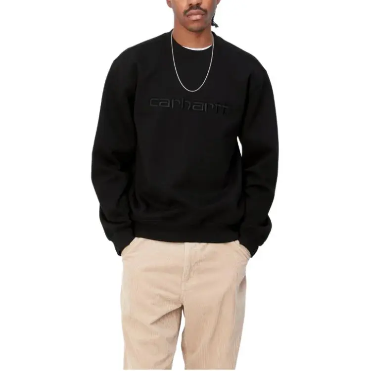 Carhartt WIP Logo Embroidered Crewneck Sweatshirt-3