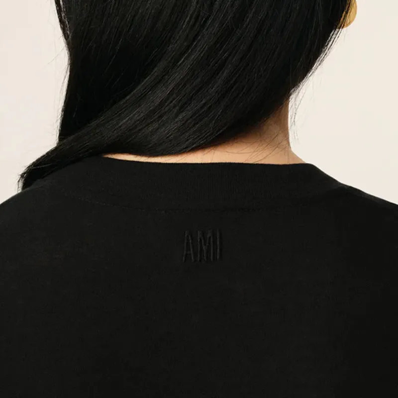 Ami Paris Cotton T shirt Dress-4