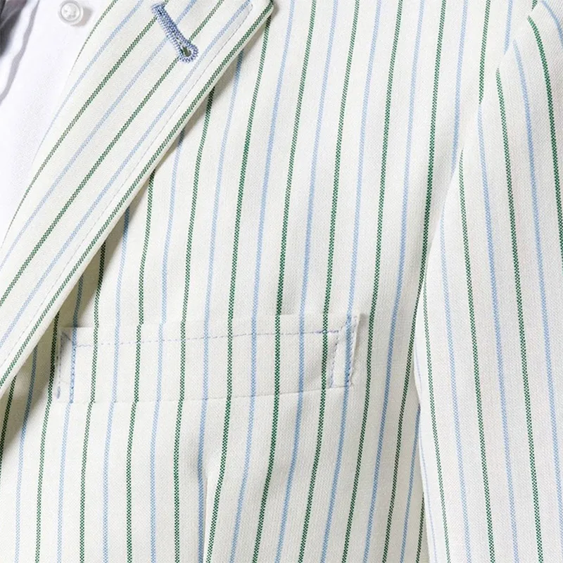 THOM BROWNE Business Suits Men White-4