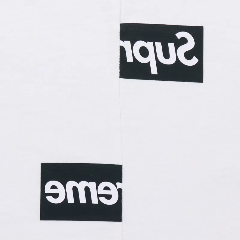 Supreme X Comme Des Garçons Shirt Split Box Logo T Shirt-6