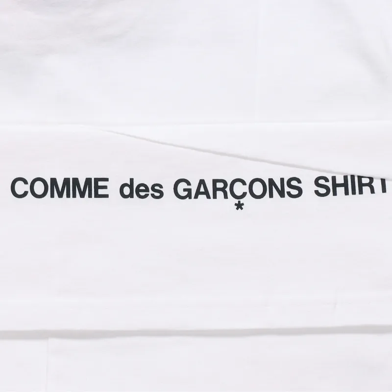 Supreme X Comme Des Garçons Shirt Split Box Logo T Shirt-3