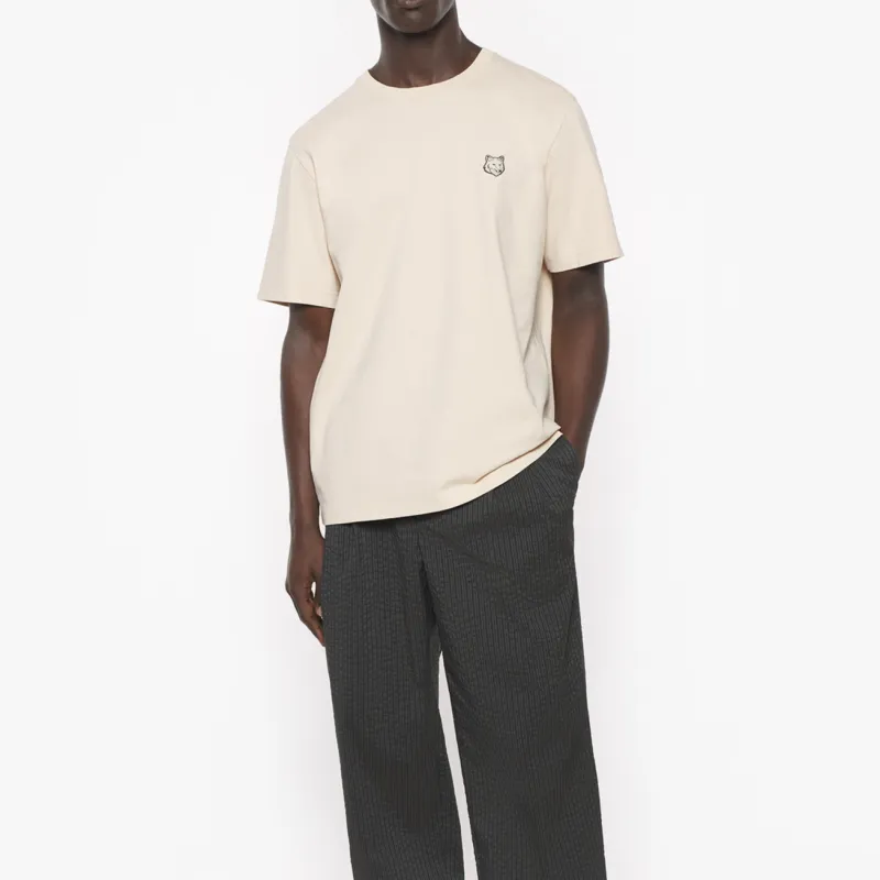 Maison Kitsune Bold Fox Head Patch Crewneck T Shirt-2