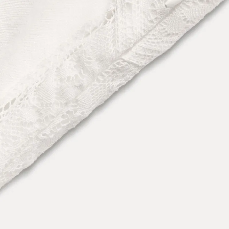ZARA ZW Series Slip Dress Women's White-3