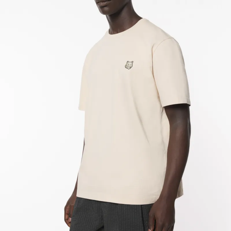Maison Kitsune Bold Fox Head Patch Crewneck T Shirt-3