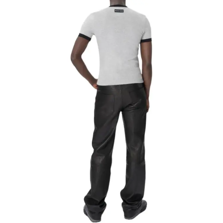 Marine Serre Moon Logo Jersey Fitted T Shirt-3