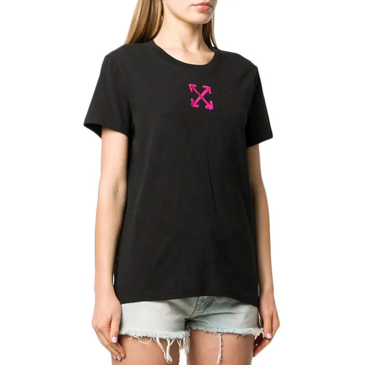 OFF WHITE SS21 Regular T Shirt Women's Black-4