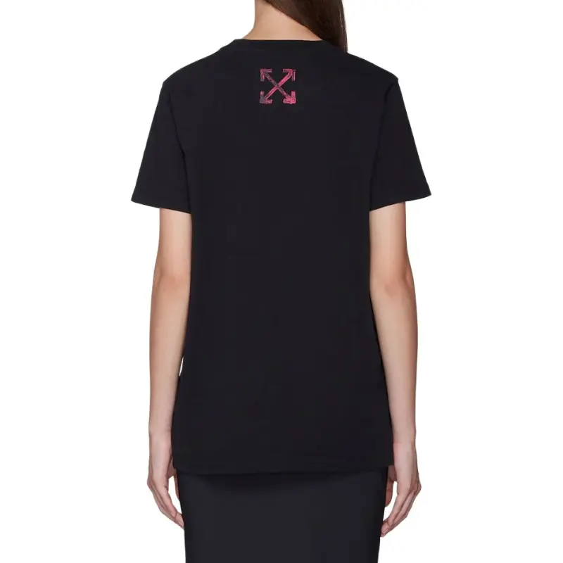 OFF WHITE SS21 Regular T Shirt Women's Black-3