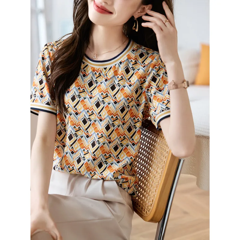 Mo Han Yi Mei T Shirt Women's Multicolor-4