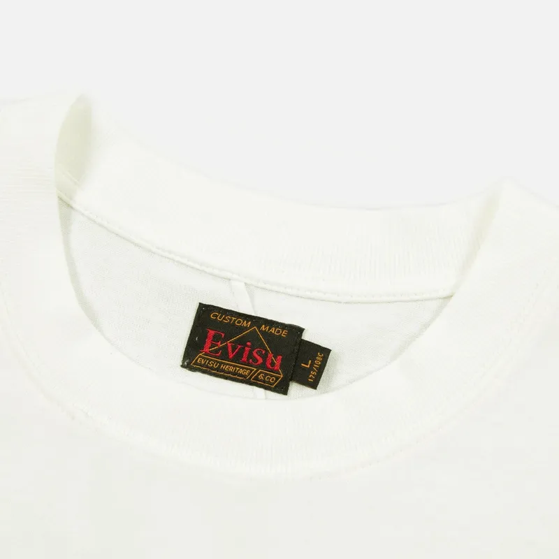 EVISU T Shirts Unisex White-2