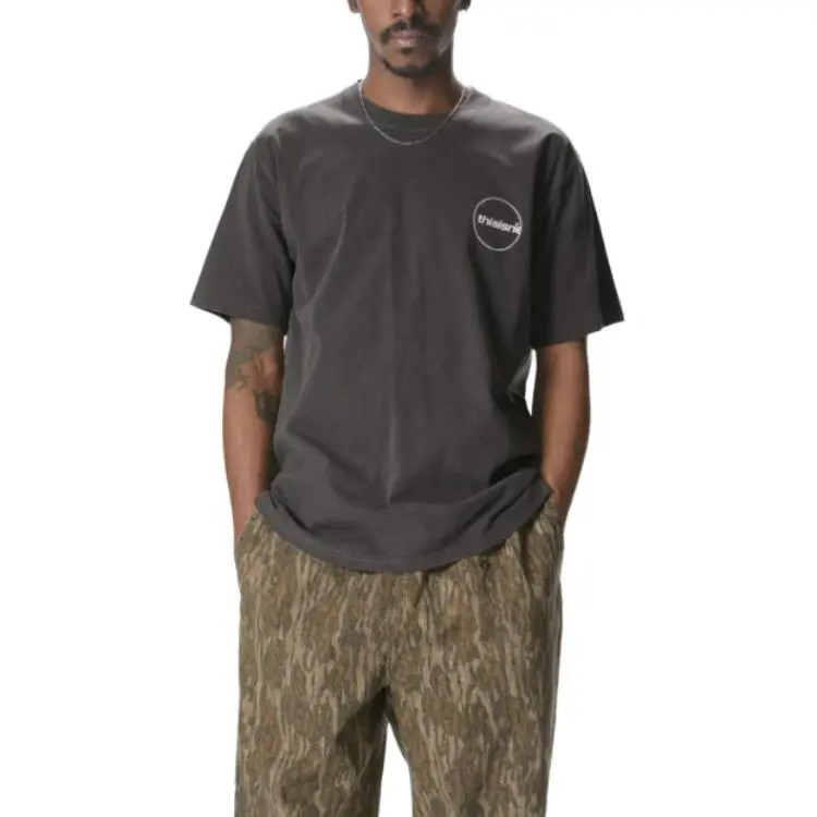 Thisisneverthat SS25 T Shirt Unisex Charcoal Gray-3