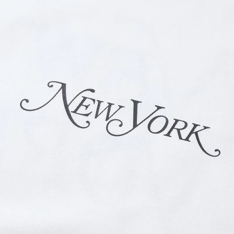 New Era New York Magazine Collaboration T Shirt Unisex White-3