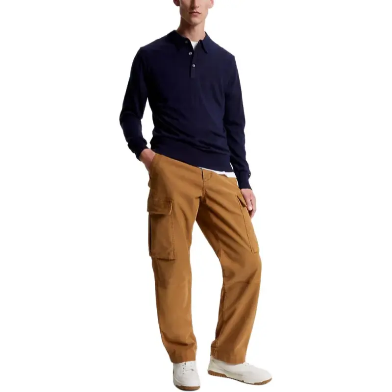 Tommy Hilfiger Polo Shirt Men's Marine Blue-1