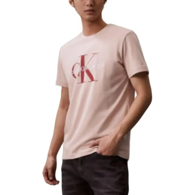 CALVIN KLEIN T Shirt Men's Shell Pink-3