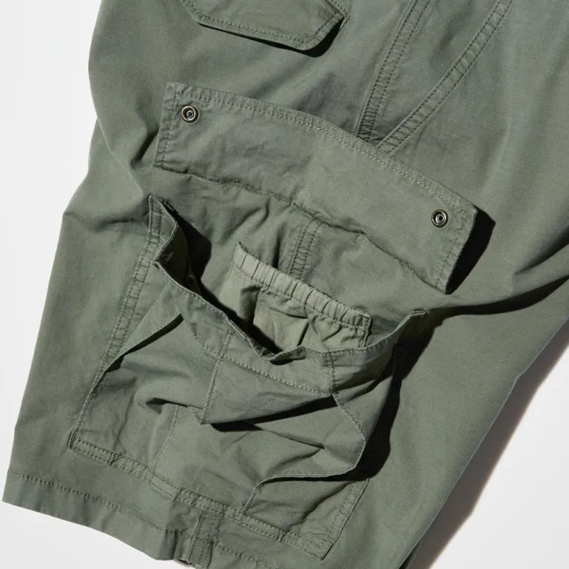 UNIQLO Cargo Shorts Unisex Olive-4