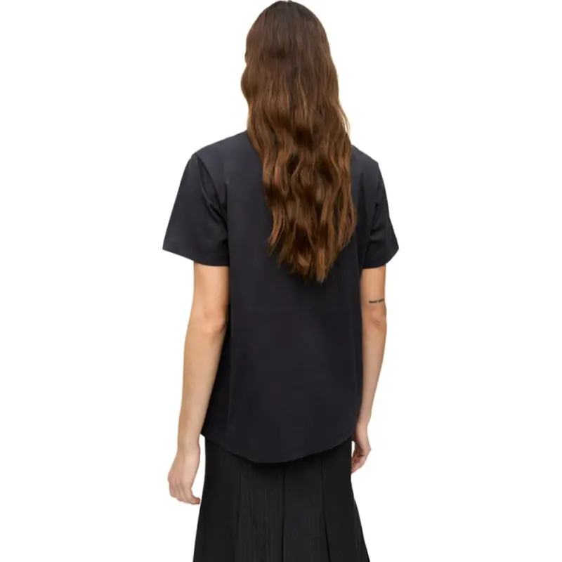 GANNI Logo Printed Crewneck T Shirt-2