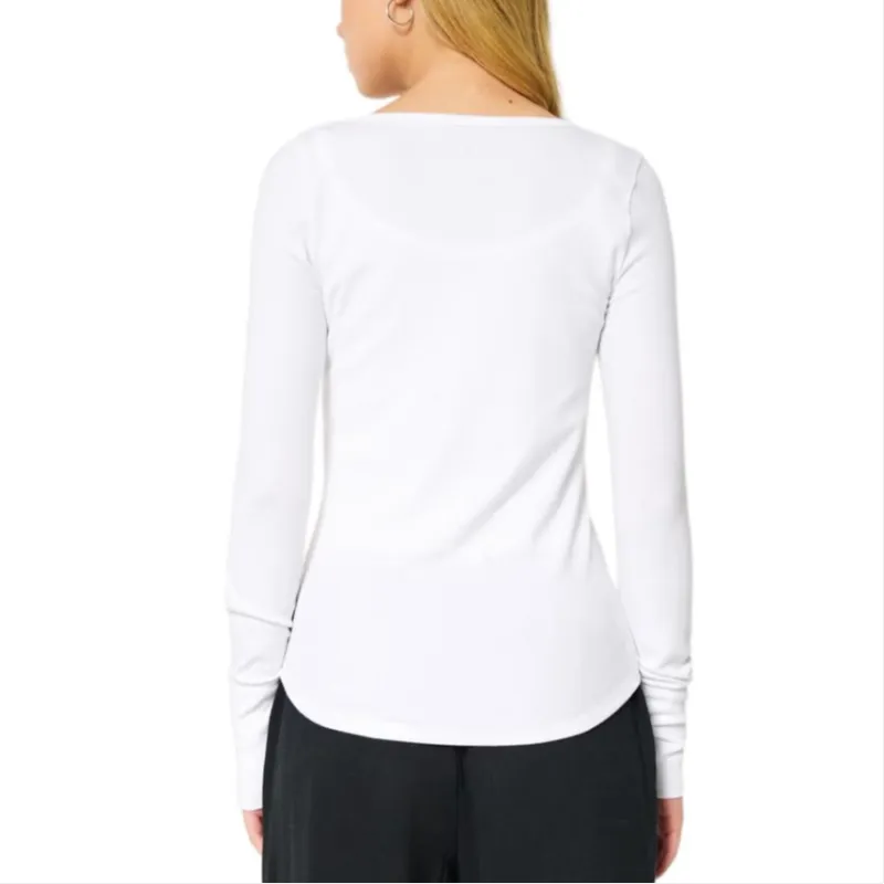 Hollister T Shirt Women's White-2