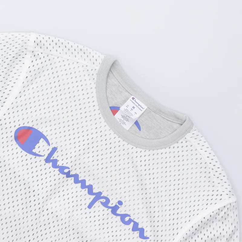Champion T Shirt US Version Unisex White-4