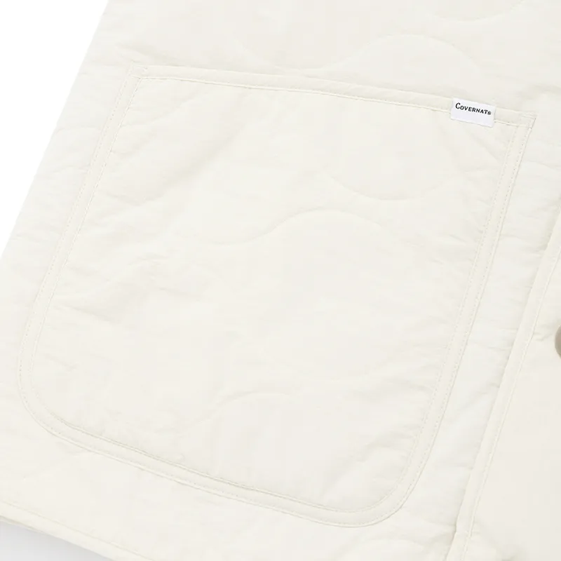 COVERNAT FW22 Vest Unisex Ivory White-3