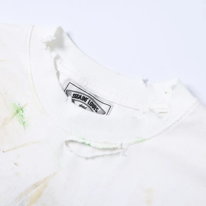 SSSAINT LOUIS T Shirt Unisex White-6