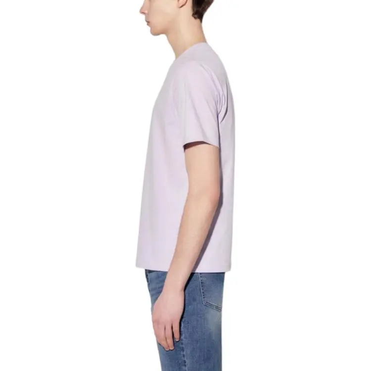 GUESS T Shirt Men's Light Purple-3