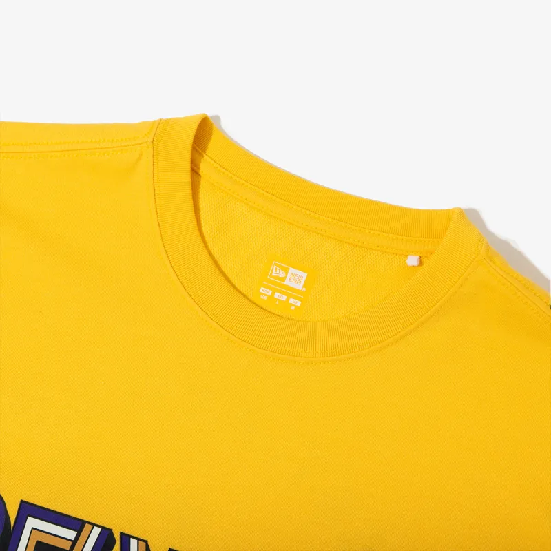 New Era T Shirts Unisex Yellow-3