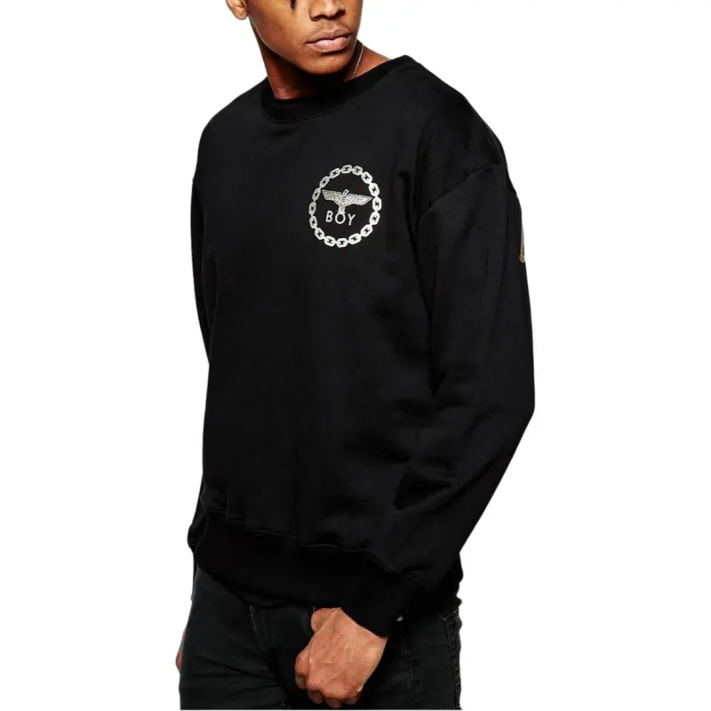 Boy London Sweatshirt Unisex Black Gold-4