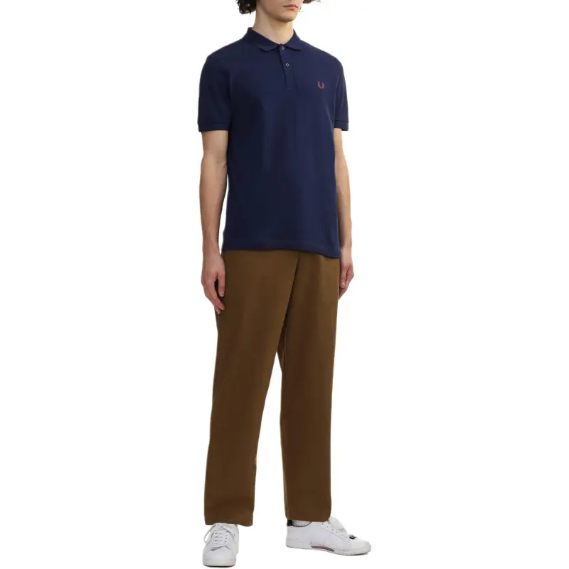 FRED PERRY Polo Shirt Men's Navy Blue-2