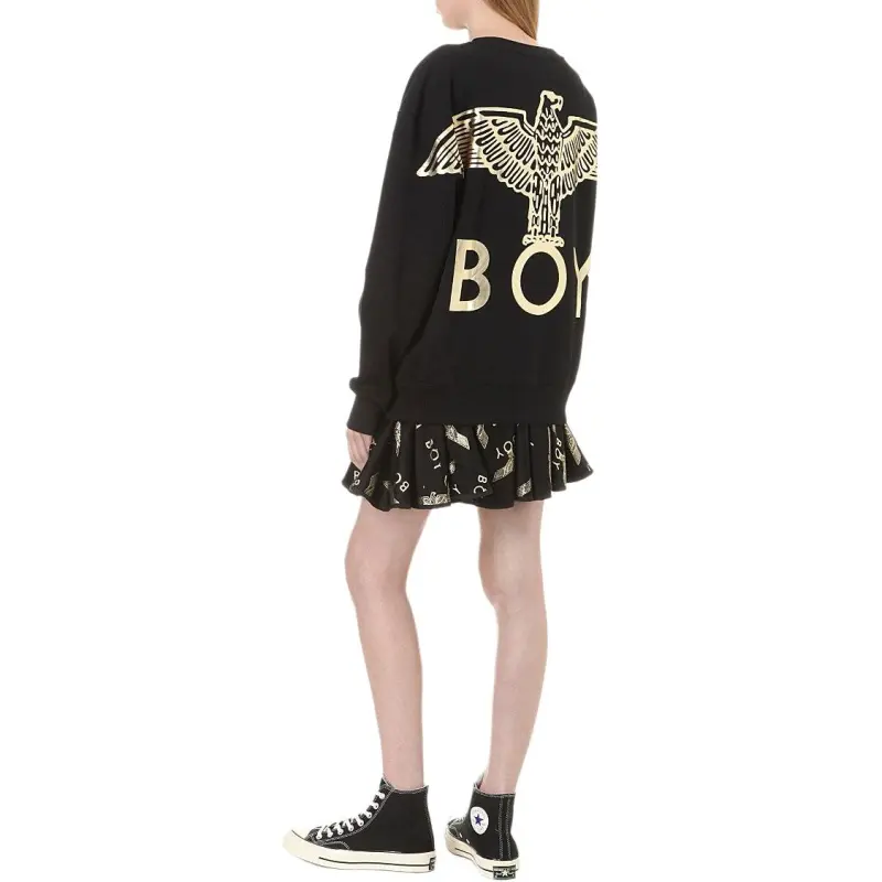 Boy London Sweatshirt Unisex Black Gold-2