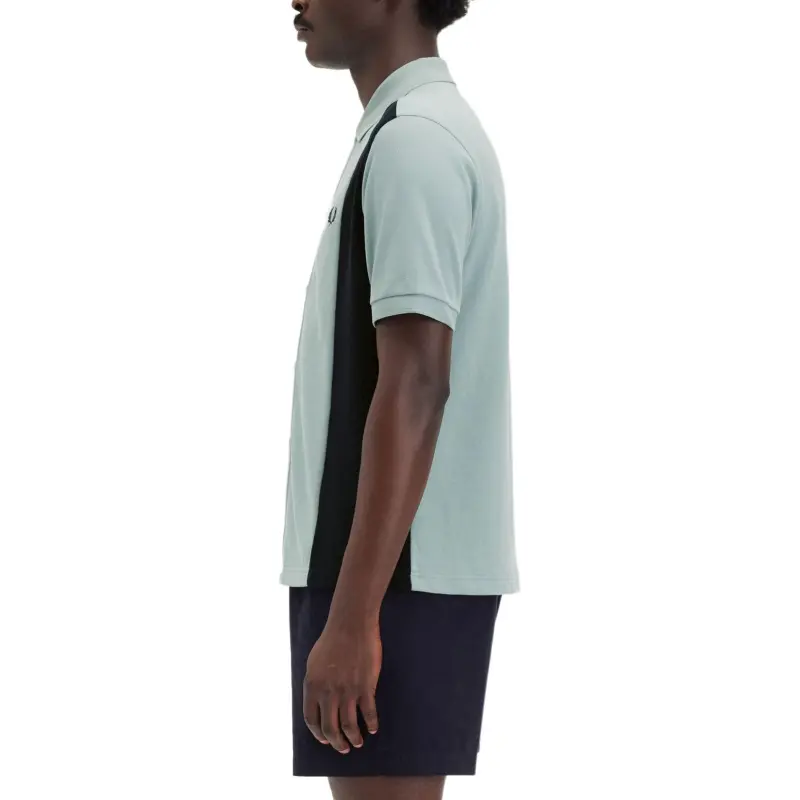 FRED PERRY Shirt Men's Silver Blue-4