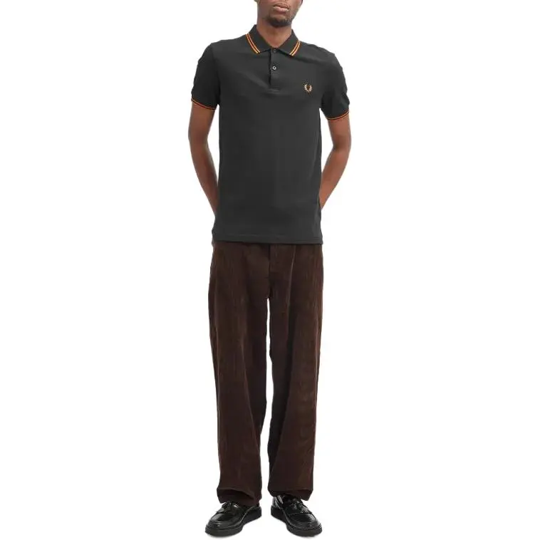 FRED PERRY Polo Shirt Men's Black-2
