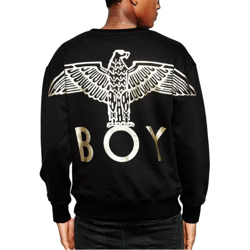 Boy London Sweatshirt Unisex Black Gold-3